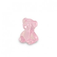 Resin gummy bear kraal 7x6mm Light pink